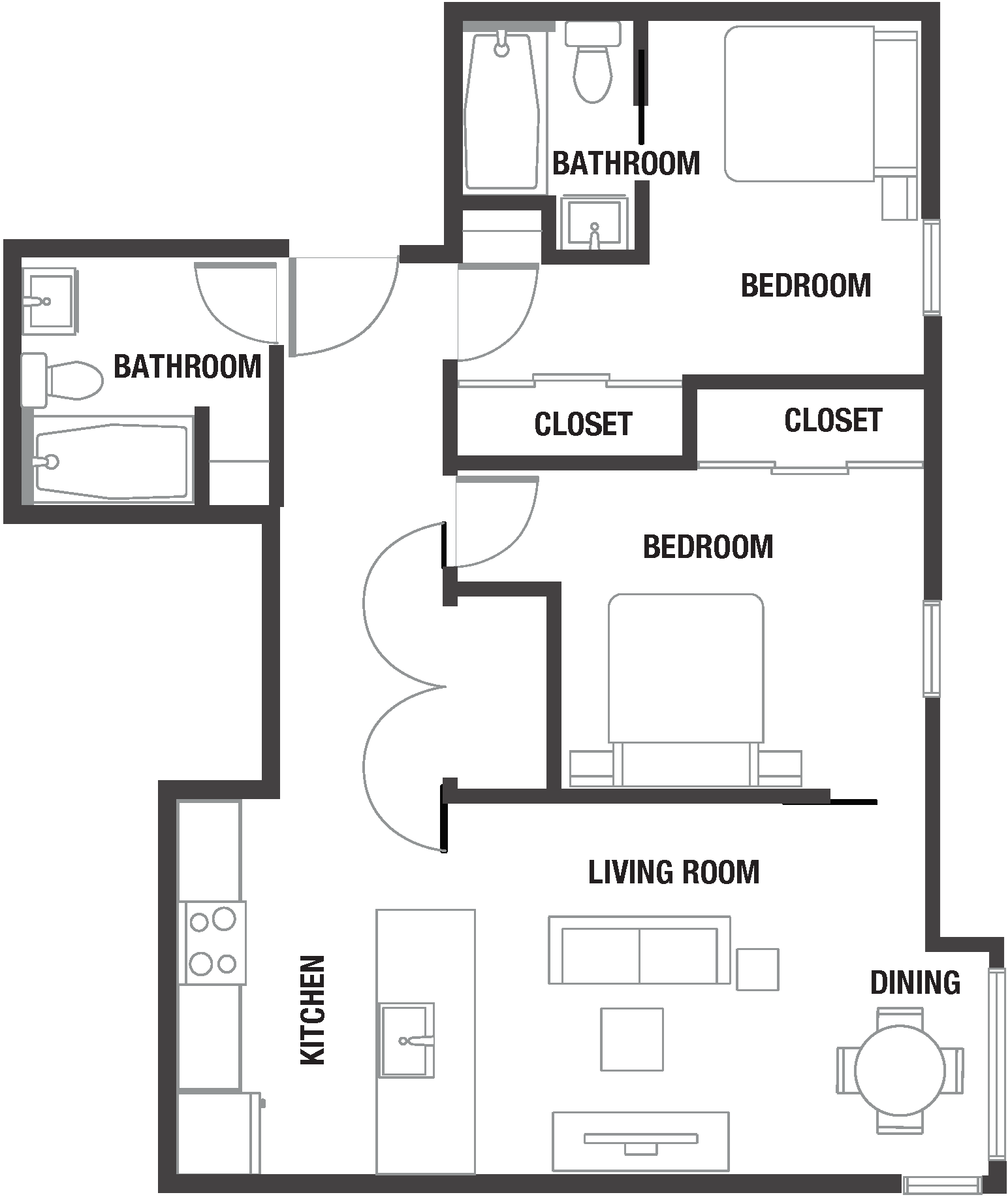 Watercooler 2BR Watercooler 2BR